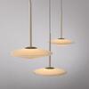 PAUL NEUHAUS LED závěsné svítidlo ELIPSA, bronzová, stmívatelné, Comfort-Lift 3000K