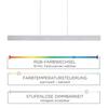PAUL NEUHAUS LED závěsné svítidlo hliník, RGB, Smart Home ZigBee RGB+2700-5000K 2440-95