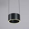 PAUL NEUHAUS LED závěsné svítidlo PURE Clipse, šedá, dálkový ovladač, Comfort Lift, paměťová funkce 2200-5000K