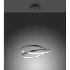 PAUL NEUHAUS LED závěsné svítidlo, kruhové, černá, elegantní design SimplyDim 3000K PN 2472-18