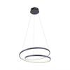PAUL NEUHAUS LED závěsné svítidlo, kruhové, černá, elegantní design SimplyDim 3000K PN 2472-18
