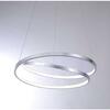 PAUL NEUHAUS LED závěsné svítidlo, imitace plátkového stříbra, moderní design SimplyDim 3000K PN 2472-21