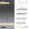 PAUL NEUHAUS LED závěsné svítidlo PURE-MOTO-RISE matná mosaz elektricky nastavitelná výška, dotykový vypínač 2700-5000K PN 2545-60