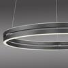 PAUL NEUHAUS LED závěsné svítidlo PURE-E-LOOP šedá elektrické 2700-5000K PN 2551-15