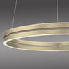 PAUL NEUHAUS LED závěsné svítidlo PURE-E-LOOP matná mosaz elektricky nastavitelná výška 2700-5000K PN 2551-60