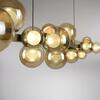 PAUL NEUHAUS LED závěsné svítidlo PURE E-Popup elektrické 2700-5000K bronz / amber / satin 2557-97