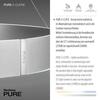 PAUL NEUHAUS LED závěsné svítidlo PURE-E-CLIPSE hliník elektricky nastavitelná výška 2700-5000K PN 2561-95