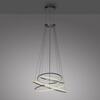 PAUL NEUHAUS LED závěsné svítidlo PURE E-Flying Rings elektrické 2700-5000K šedá mystic 2566-15