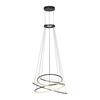 PAUL NEUHAUS LED závěsné svítidlo PURE E-Flying Rings elektrické 2700-5000K šedá mystic 2566-15