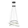 PAUL NEUHAUS LED závěsné svítidlo PURE E-Flying Rings elektrické 2700-5000K šedá mystic 2566-15