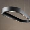 PAUL NEUHAUS LED závěsné svítidlo Q-STRETTO, černá, s dálkovým ovladačem ZigBee 2700-5000K