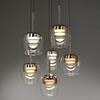 PAUL NEUHAUS LED závěsné svítidlo Q-KON 6-ramenné vícebarevné Smart Home ZigBee 2700-5000K PN 2744-70