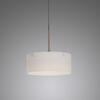 PAUL NEUHAUS LED závěsné svítidlo MARIKA, písková, nastavitelná výška 3000K
