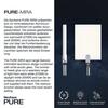 PAUL NEUHAUS PURE MIRA LED stojací svítidlo antracit, stmívatelné, nožní vypínač 2700-5000K