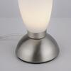 PAUL NEUHAUS LED stolní lampa stříbrná opálové sklo 3 krokové stmívání dotykovým stmívačem 3000K PN 4021-55