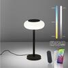 PAUL NEUHAUS Q ETIENNE LED stolní lampa, Smart Home, černá, stmívatelná, kruhová ZigBee 2700-5000K