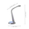 PAUL NEUHAUS Stolní lampa, stříbrná, LED stojna, stmívatelné, USB-konektor 3000-6500K 4591-95