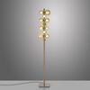 PAUL NEUHAUS LED stojací svítidlo PURE Popup bronz stmívatelné jantarové sklo 2700-5000K PN 557-97