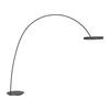PAUL NEUHAUS LED lampa do oblouku PURE Loop-Bow, černá, stojací svítidlo, stmívatelné 2200-5000K
