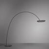 PAUL NEUHAUS LED lampa do oblouku PURE Loop-Bow, černá, stojací svítidlo, stmívatelné 2200-5000K