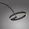 PAUL NEUHAUS LED lampa do oblouku PURE Loop-Bow, černá, stojací svítidlo, stmívatelné 2200-5000K