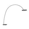 PAUL NEUHAUS LED lampa do oblouku PURE Loop-Bow, černá, stojací svítidlo, stmívatelné 2200-5000K