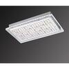 PAUL NEUHAUS LED stropní svítidlo, ocel, hranaté, chrom, akryl 3000K PN 6130-55