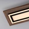 PAUL NEUHAUS LED stropní svítidlo, imitace dřeva, stmívatelné, dálkový ovladač, CCT 2700-5000K