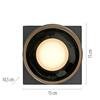 PAUL NEUHAUS LED stropní svítidlo 1 ramenné stmívatelné vypínačem SimplyDim 3000K PN 6162-18