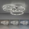 PAUL NEUHAUS LED stropní svítidlo stříbrná barva, kruhové, stmívatelné, CCT, paměťová funkce 2700-5000K