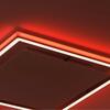 PAUL NEUHAUS LED stropní svítidlo, barva hliník, dálkový ovladač, RGB, CCT, paměť 2700-5000K