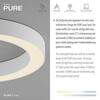 PAUL NEUHAUS LED stropní svítidlo PURE Lines kulaté bílá, stmívatelné 2200-5000K