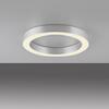 PAUL NEUHAUS LED stropní svítidlo PURE Lines kulaté, metalická šedá (hliník) 2200-5000K