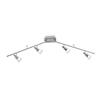 PAUL NEUHAUS LED stropní svítidlo, 4 ramenné, ocel, nastavitelné, 3000K PN 6344-55