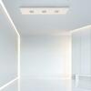 PAUL NEUHAUS PURE-NEO LED stropní svítidlo v barvě kartáčovaného hliníku, nastavitelnou barvou světla a funkcí stmívání 2700-5000K