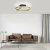 PAUL NEUHAUS Stropní svítidlo PURE Loop LED 7W 2700-5000K + LED 30W 2700-5000K černá/zlatá slonová kost 6552-68