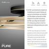 PAUL NEUHAUS Stropní svítidlo PURE Loop LED 7W 2700-5000K + LED 30W 2700-5000K černá/zlatá slonová kost 6552-68