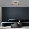 PAUL NEUHAUS LED stropní svítidlo PURE Loop, bronzová, stmívatelné, dálkový ovladač 2200-5000K