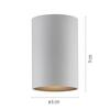 PAUL NEUHAUS LED stropní svítidlo PURE Point, bílá, vnitřní, stmívatelné 2700K