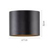 PAUL NEUHAUS LED stropní svítidlo PURE Point, černá, vnitřní, stmívatelné 2700K