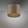 PAUL NEUHAUS LED stropní svítidlo PURE Point, bronzová, vnitřní, stmívatelné 2700K