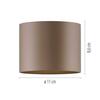 PAUL NEUHAUS LED stropní svítidlo PURE Point, bronzová, vnitřní, stmívatelné 2700K