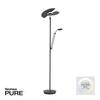 PAUL NEUHAUS PURE Mutil LED stojací lampa se čtecí lampou stmívatelné 2700-5000K antracit 678-13
