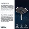 PAUL NEUHAUS PURE Mutil LED stojací lampa se čtecí lampou stmívatelné 2700-5000K antracit 678-13