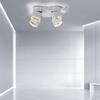 PAUL NEUHAUS LED stropní svítidlo PURE-NOLA bílé 4 ramenné otočné stmívatelné krokově stmívatelné 3000K PN 6864-16