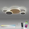 PAUL NEUHAUS Paul Neuhaus LED stropní svítidlo Q-PIATO vícebarevné 5 kruhové Smart Home ZigBee 2700-5000K PN 8008-70