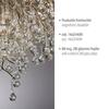 PAUL NEUHAUS Stropní křišťálové svítidlo ICICLE, ocel, 14xG9