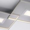 PAUL NEUHAUS LED stropní svítidlo v barvě oceli moderní design s funkcí stmívání a dálkovým ovladačem 2700-5000K