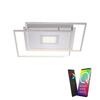 PAUL NEUHAUS, Q-AMIRA, LED stropní svítidlo, barva ocel, stmívatelné, Smart Home ZigBee 3000-5000K