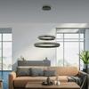 PAUL NEUHAUS Q-VITO LED závěsné svítidlo Smart Home antracit, stmívatelné ZigBee 2700-5000K